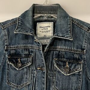 Abercrombie & Fitch Classic Denim Jacket Size XS